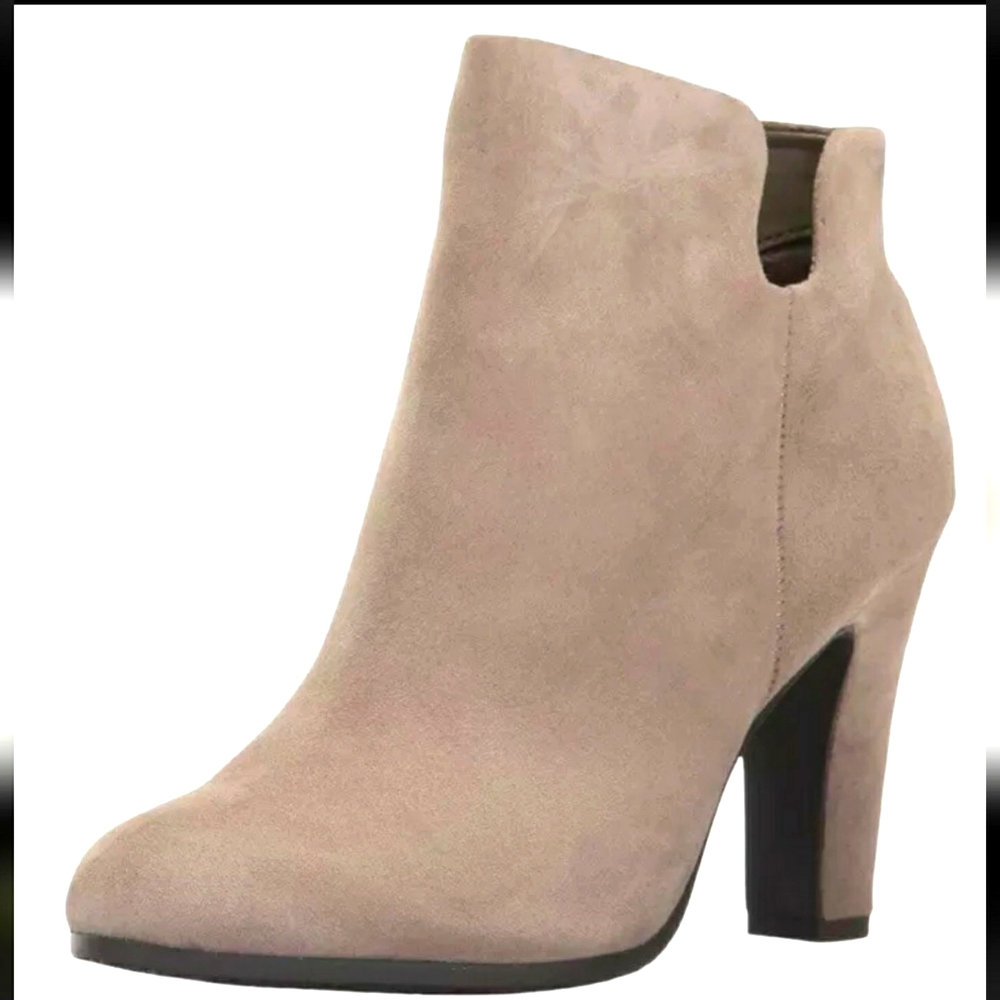 Sam Edelman Fall Nubuck Suede Booties Chestnut Ankle Boots NWT